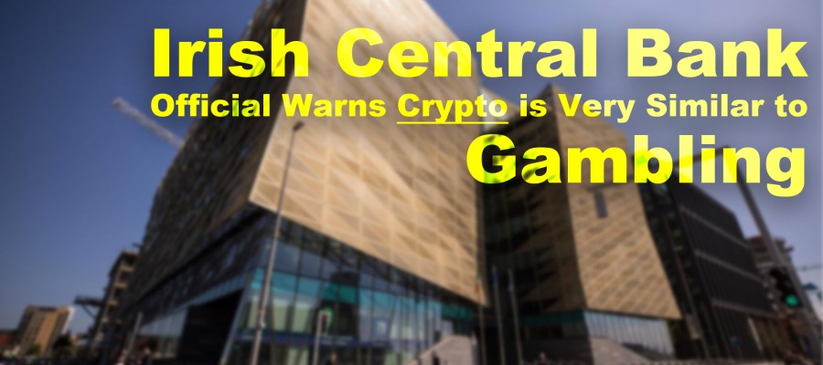 Ierse gouverneur vergelijkt Cryptocurrencies met gokken